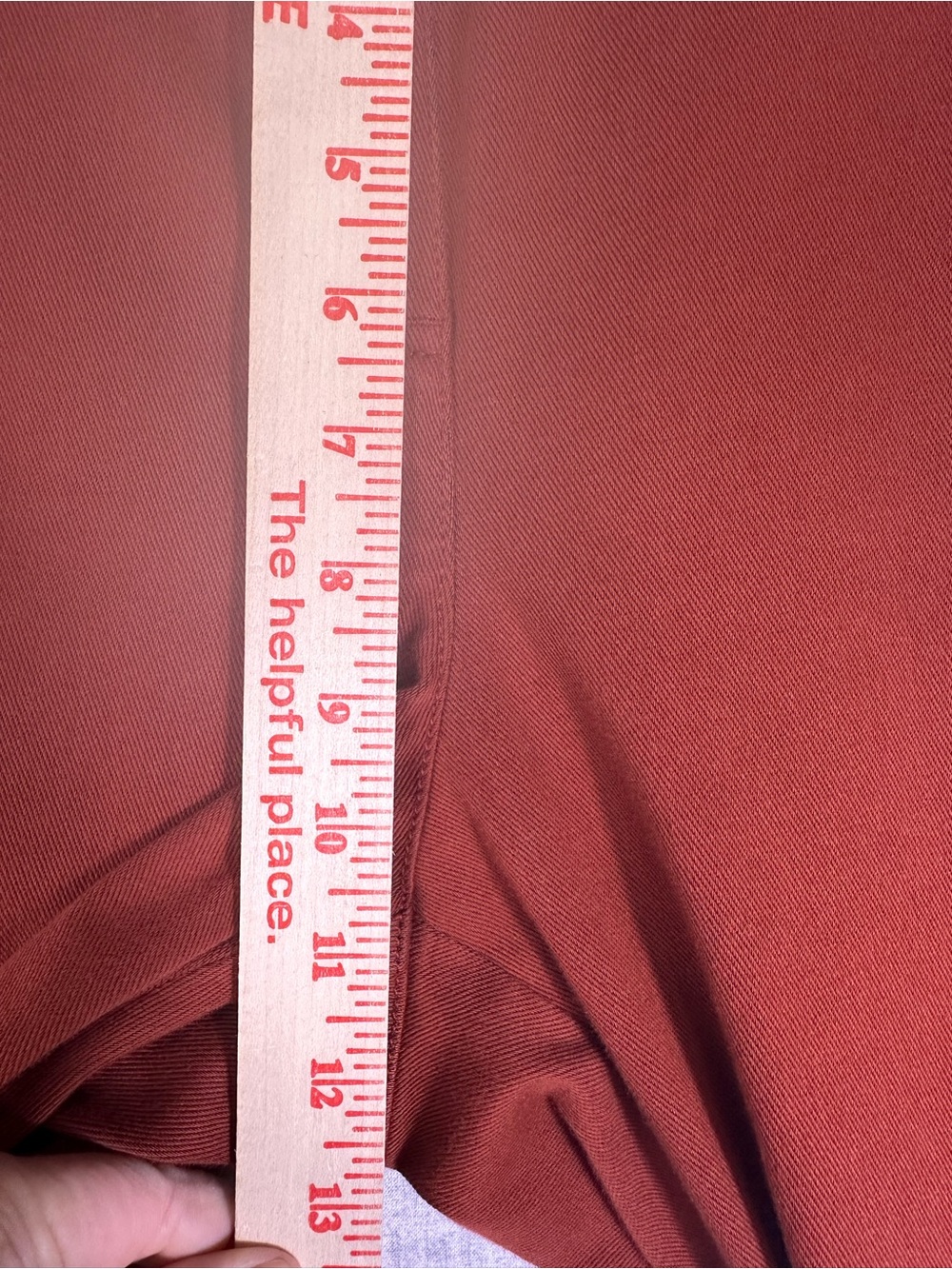 Ruby Rd. Rust Cropped Ankle Pants Size Large - Picture 4 of 6
